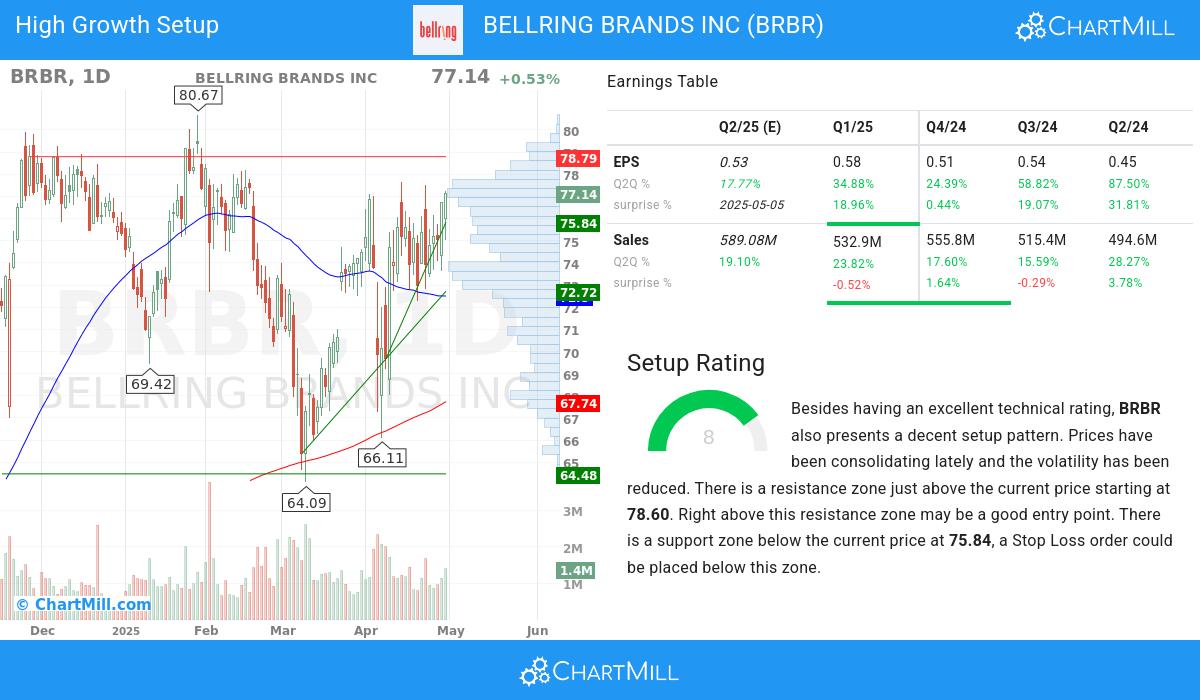 BellRing Brands Inc (NYSE:BRBR)