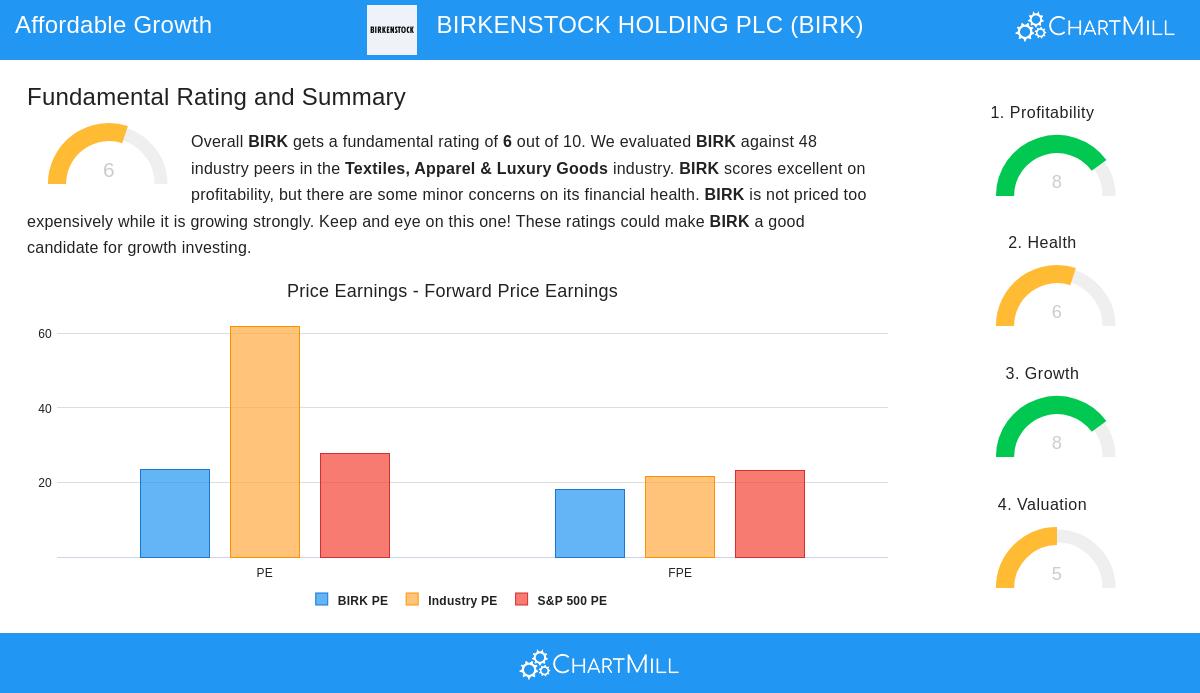 BIRKENSTOCK HOLDING PLC