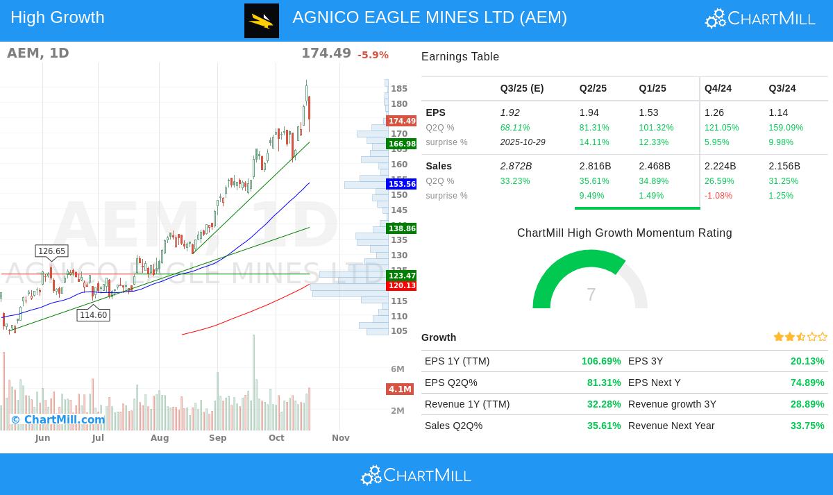 AGNICO EAGLE MINES LTD (AEM)