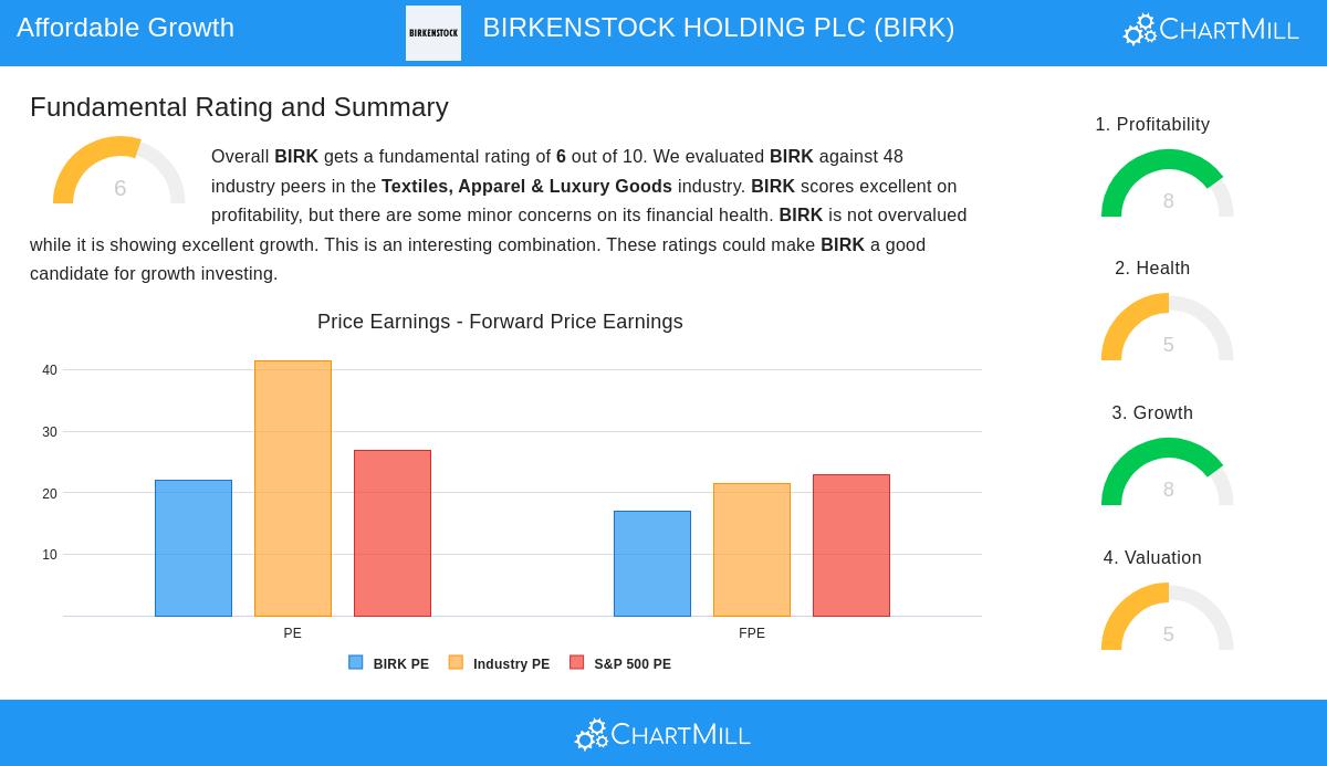 BIRKENSTOCK HOLDING PLC