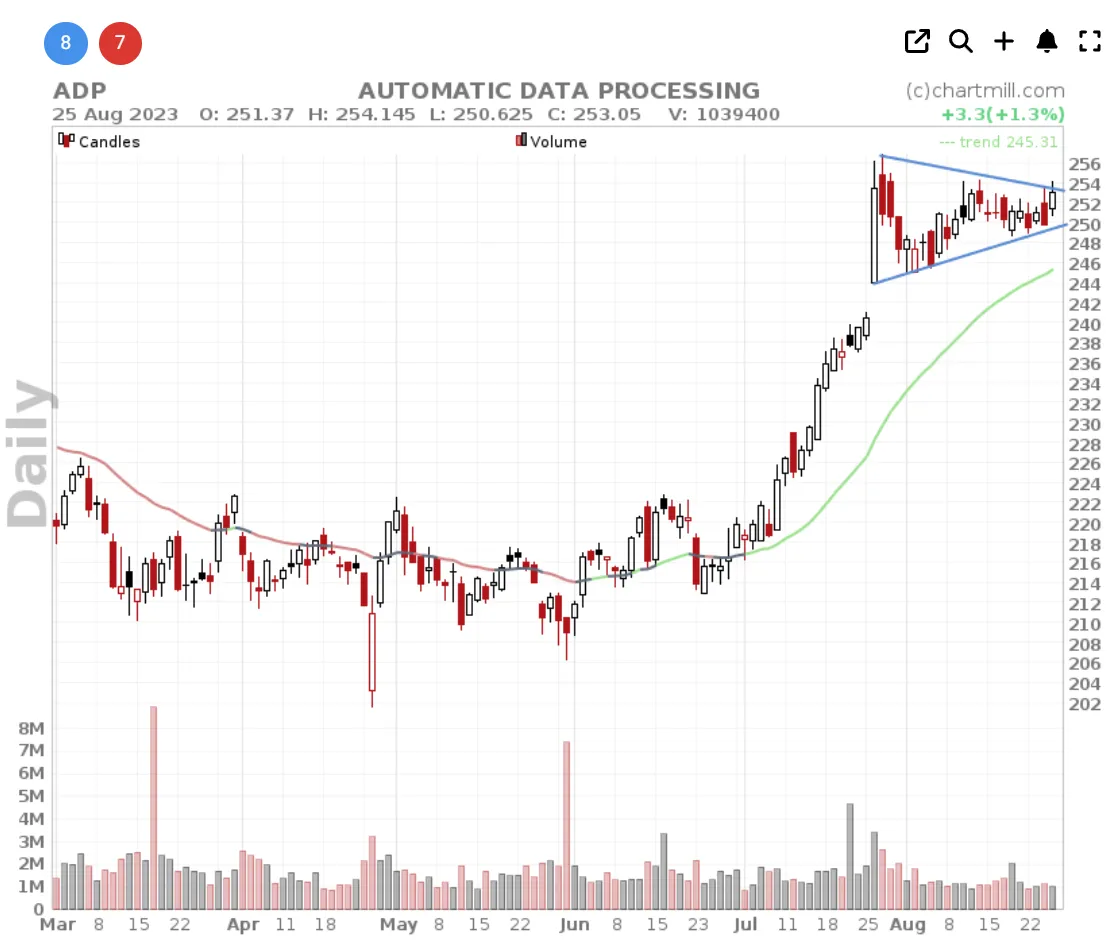 ADP technical daily