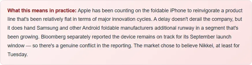 Apple's Foldable Problem