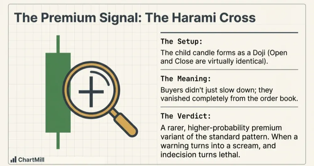 The Bearish Harami Cross