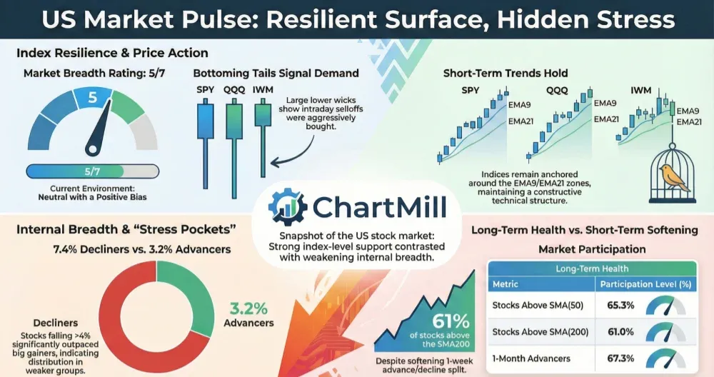 ChartMill Market Monitor Report Trends and Breadth