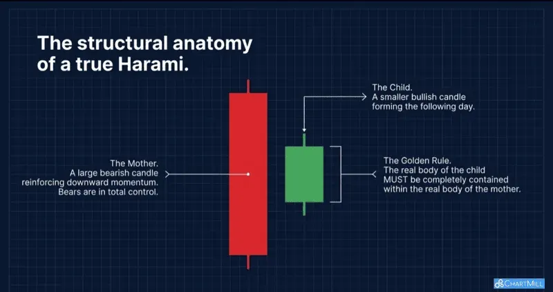 Bullish harami candle