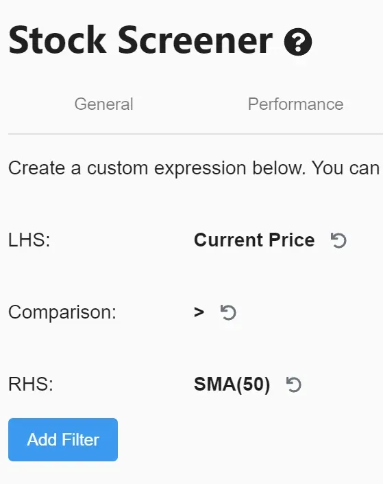 stock screening settings Retracement 12.webp